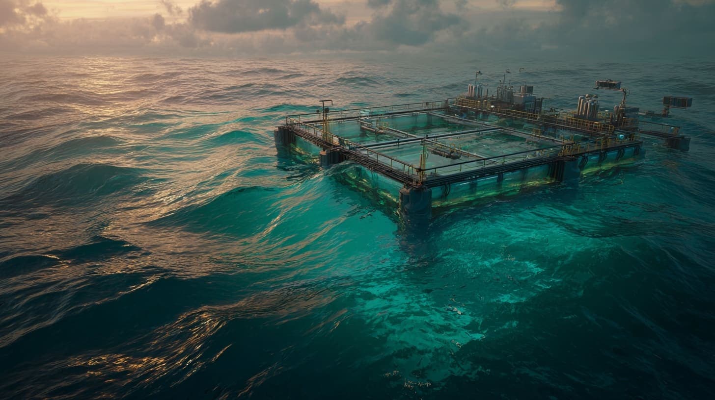 Ocean-based carbon capture platform